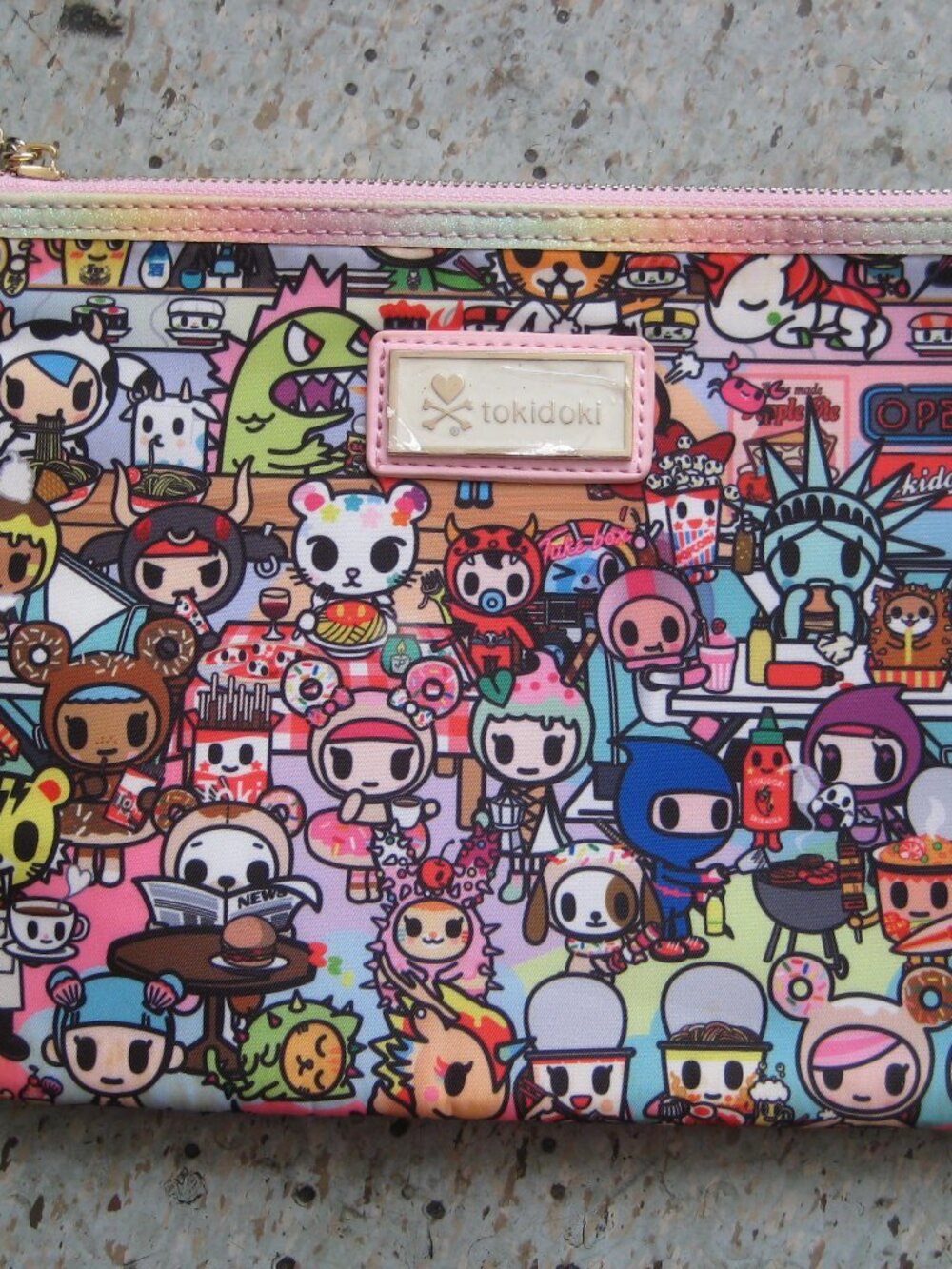 Tokidoki Takeout Zip Pouch Bag